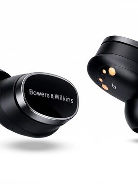 Bowers & Wilkins Pi8 True Wireless Earbuds in Black and Silver